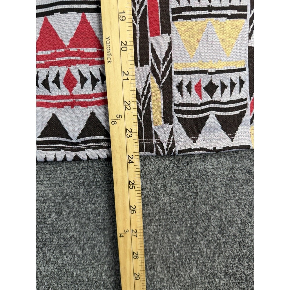Lularoe Aztec Geometric Medium Cassie Pencil Skirt Gray Boho Office NEW! - Picture 7 of 9